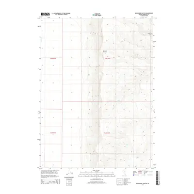 2015 Map of Moonshine Canyon, 2015 Print