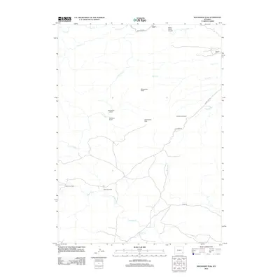 2012 Map of Moonshine Peak, 2012 Print