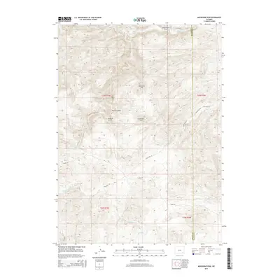 2015 Map of Moonshine Peak, 2015 Print