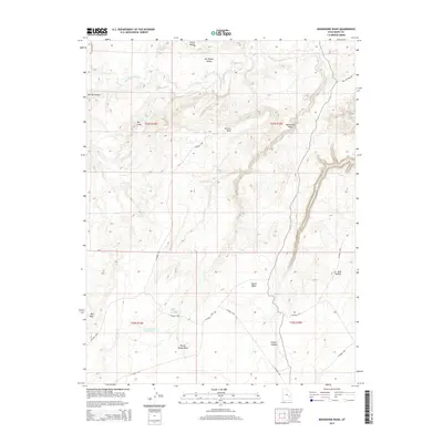 2014 Map of Moonshine Wash, 2014 Print
