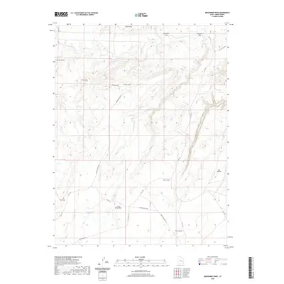 2020 Map of Moonshine Wash, 2020 Print