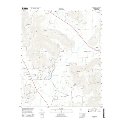 2014 Map of Moontown, 2014 Print