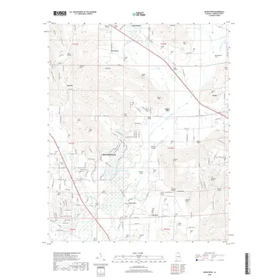 2018 Map of Moontown, 2018 Print