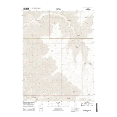 2014 Map of Moonwater Point, 2014 Print