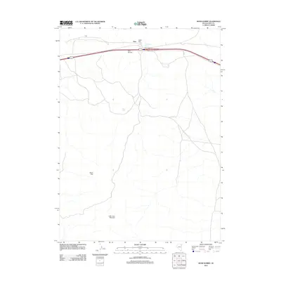 2012 Map of Moor Summit, 2012 Print