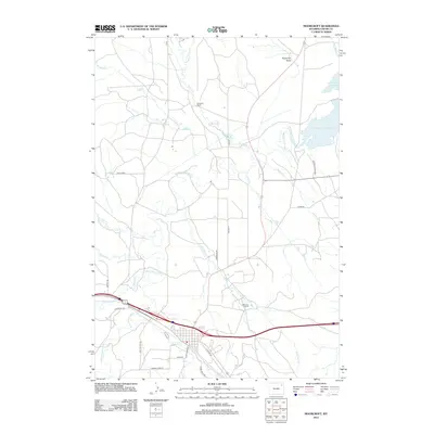 2012 Map of Moorcroft, 2012 Print