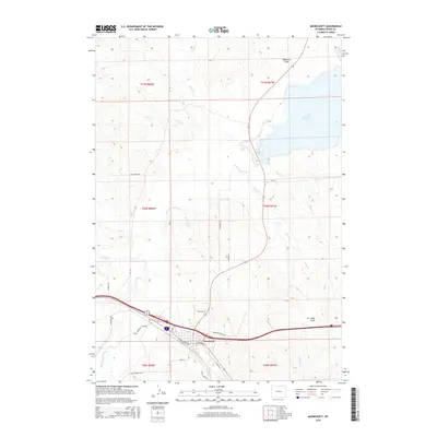 2015 Map of Moorcroft, 2015 Print