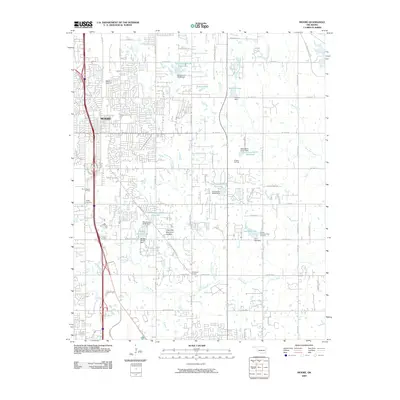 2009 Map of Moore, 2009 Print