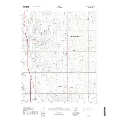 2018 Map of Moore, 2018 Print