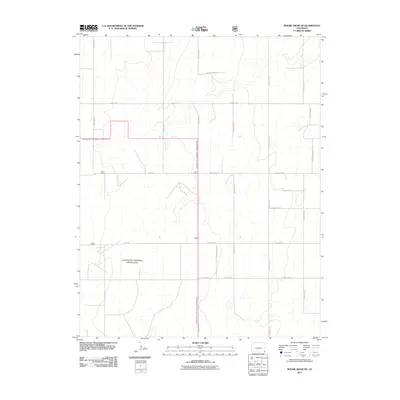 2011 Map of Moore Draw NE, 2011 Print