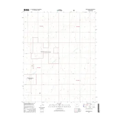 2016 Map of Moore Draw NE, 2016 Print