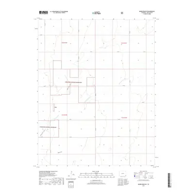 2019 Map of Moore Draw NE, 2019 Print