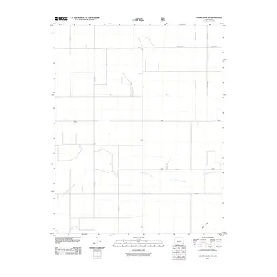 2011 Map of Moore Draw NW, 2011 Print