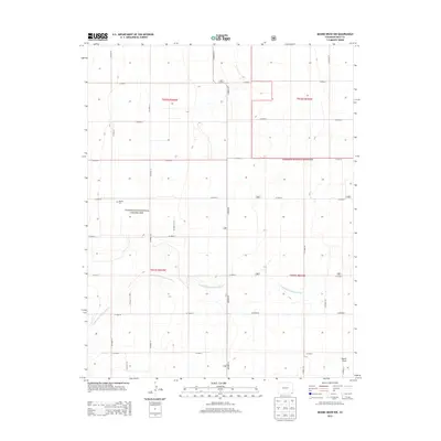 2013 Map of Moore Draw NW, 2013 Print