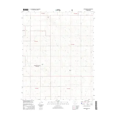 2016 Map of Moore Draw SE, 2016 Print