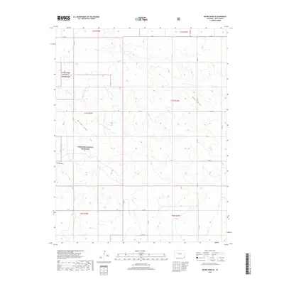 2019 Map of Moore Draw SE, 2019 Print