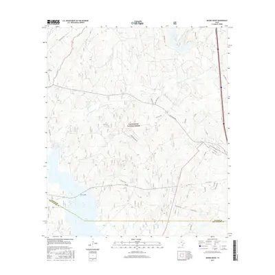 2016 Map of Moore Grove, 2016 Print