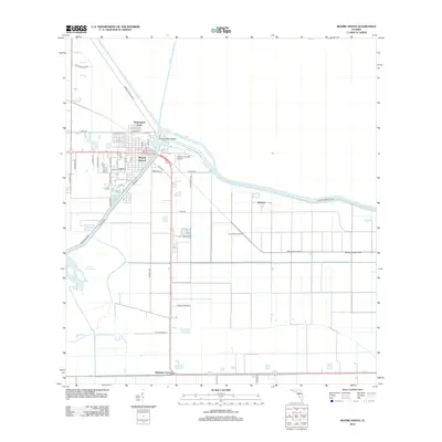 2012 Map of Moore Haven, 2012 Print