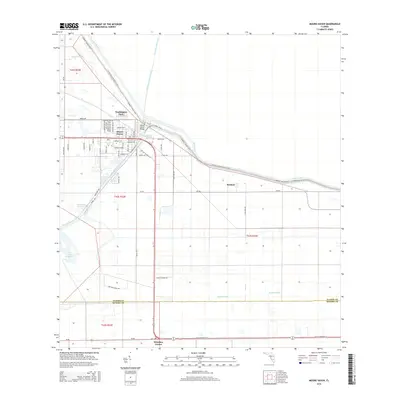 2015 Map of Moore Haven, 2015 Print