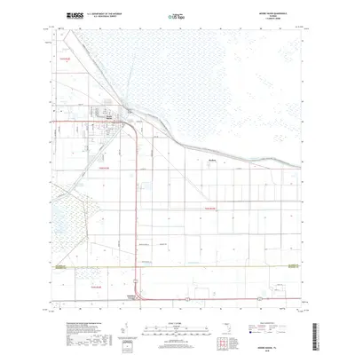 2018 Map of Moore Haven, 2018 Print