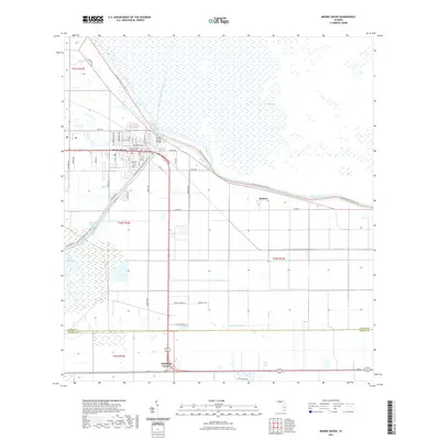 2021 Map of Moore Haven, 2021 Print