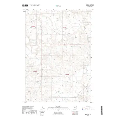 2017 Map of Moore Hill, 2017 Print