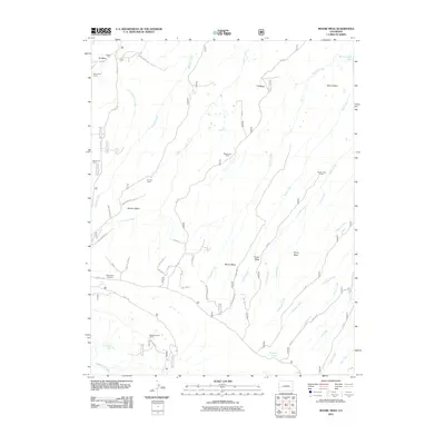 2011 Map of Moore Mesa, 2011 Print
