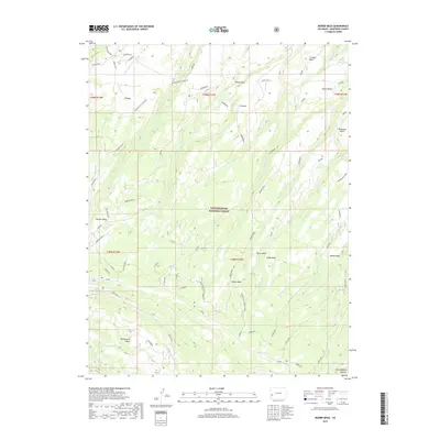 2019 Map of Moore Mesa, 2019 Print