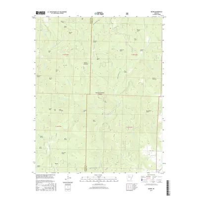 2017 Map of Moore, 2017 Print