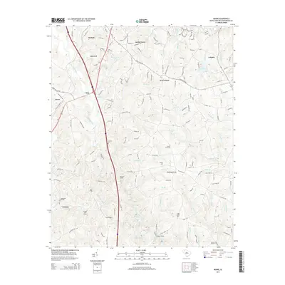 2014 Map of Moore, 2014 Print