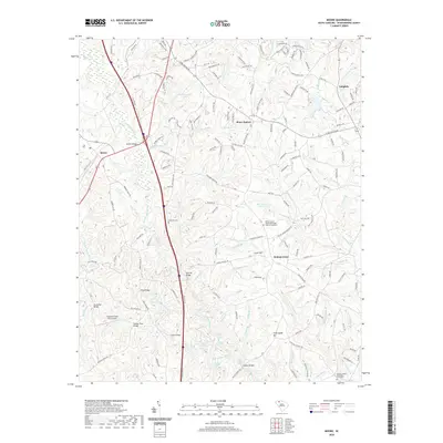 2020 Map of Moore, 2020 Print