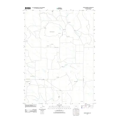 2012 Map of Moore Spring, 2012 Print