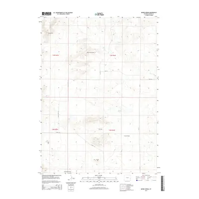 2015 Map of Moore Spring, 2015 Print