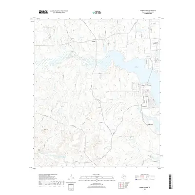 2019 Map of Moore Station, 2019 Print