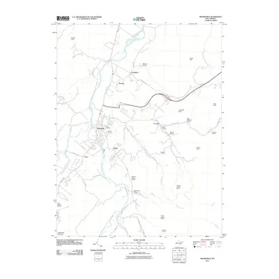 2011 Map of Moorefield, 2011 Print