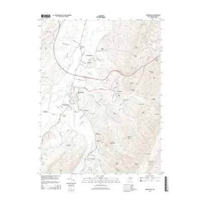 2014 Map of Moorefield, 2014 Print