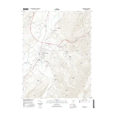 2016 Map of Moorefield, 2016 Print