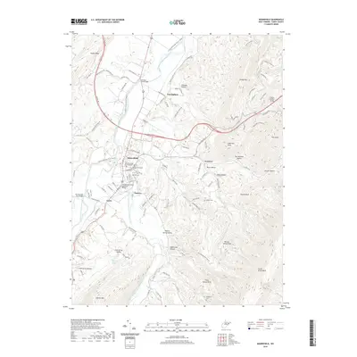 2019 Map of Moorefield, 2019 Print