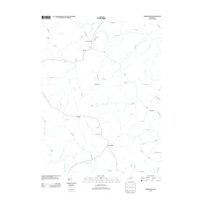 2013 Map of Moorefield, 2013 Print