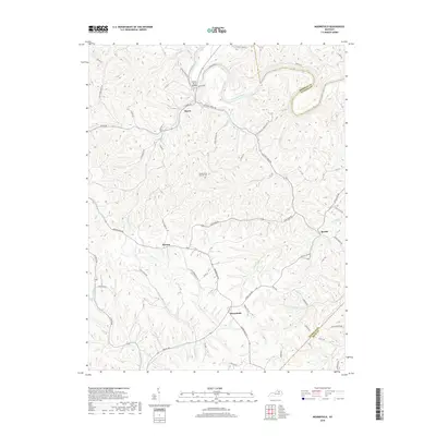 2019 Map of Moorefield, 2019 Print