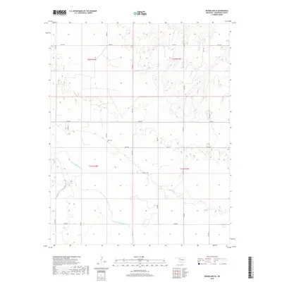 2018 Map of Mooreland SE, 2018 Print