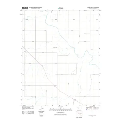 2012 Map of Mooreland SW, 2012 Print