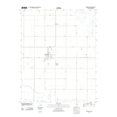 2012 Map of Mooreland, 2012 Print