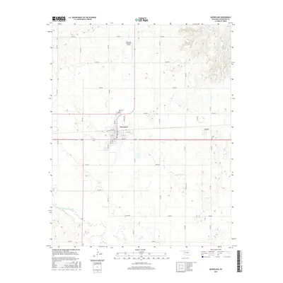 2016 Map of Mooreland, 2016 Print