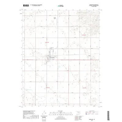 2018 Map of Mooreland, 2018 Print