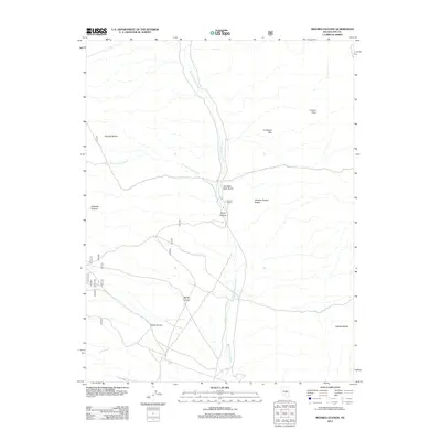 2012 Map of Moores Station, 2012 Print