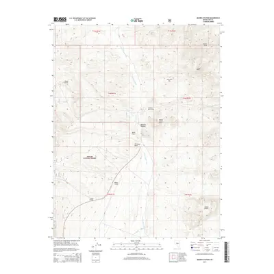 2014 Map of Moores Station, 2014 Print
