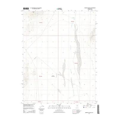 2014 Map of Moores Station SE, 2014 Print