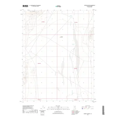 2018 Map of Moores Station SE, 2018 Print