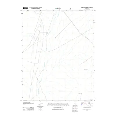2012 Map of Moores Station SW, 2012 Print